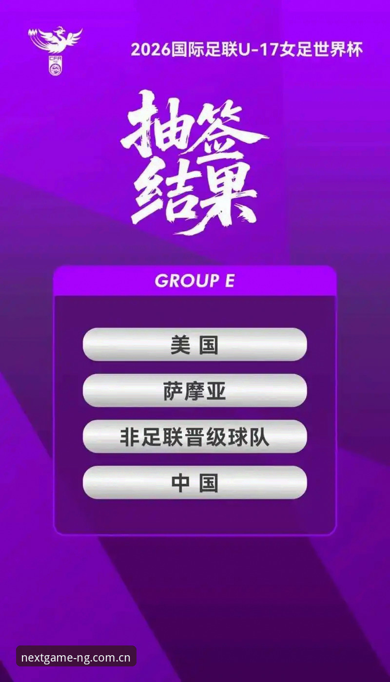 U17世界杯抽签结果出炉，中国男女足如何应对强敌？